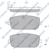 HiQ Rear Brake Pads Set SP1771