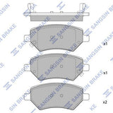 HiQ Front Brake Pads Set SP2134