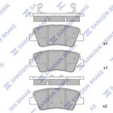 HiQ Rear Brake Pads Set SP1239