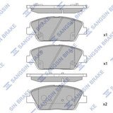 HiQ Front Brake Pads Set SP1397