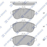 HiQ Front Brake Pads Set SP2284