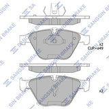 HiQ Front Brake Pads Set SP2210