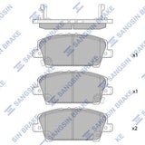 HiQ Front Brake Pads Set SP1569