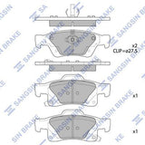 HiQ Rear Brake Pads Set SP1946