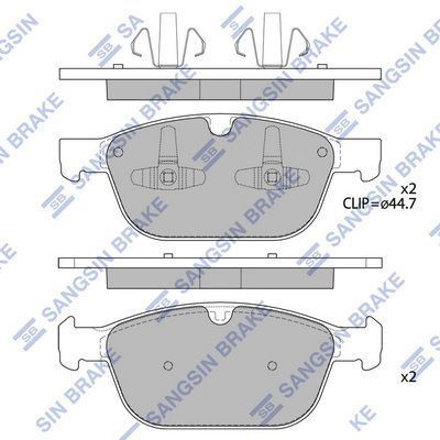 HiQ Front Brake Pads Set SP2320