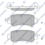 HiQ Rear Brake Pads Set SP1672