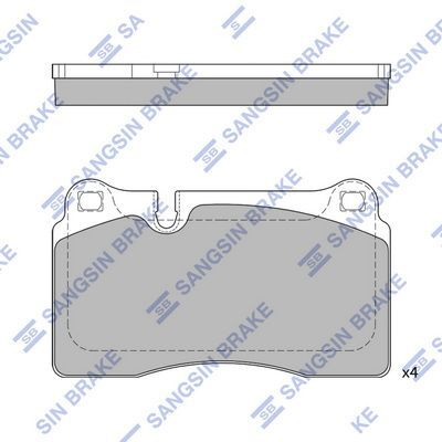 HiQ Front Brake Pads Set SP2231