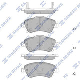 HiQ Front Brake Pads Set SP1500