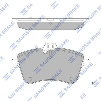 HiQ Front Brake Pads Set SP1989