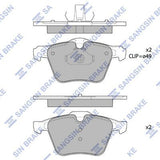 HiQ Front Brake Pads Set SP1702