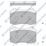 HiQ Rear Brake Pads Set SP1587