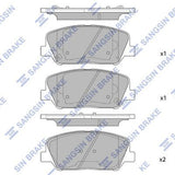 HiQ Front Brake Pads Set SP1721