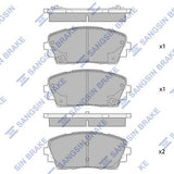 HiQ Front Brake Pads Set SP1405