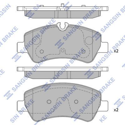 HiQ Rear Brake Pads Set SP1884