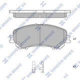 HiQ Front Brake Pads Set SP1715