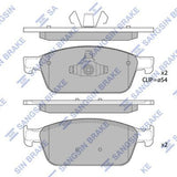 HiQ Front Brake Pads Set SP1886