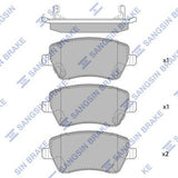HiQ Front Brake Pads Set SP1564