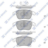 HiQ Front Brake Pads Set SP4021