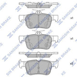 HiQ Rear Brake Pads Set SP4171