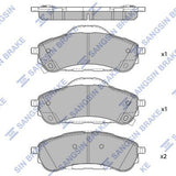 HiQ Rear Brake Pads Set SP4162