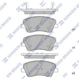 HiQ Front Brake Pads Set SP1905