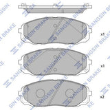 HiQ Front Brake Pads Set SP1688A