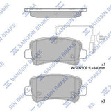 HiQ Rear Brake Pads Set SP1971