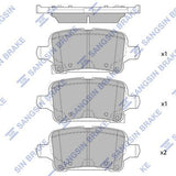 HiQ Rear Brake Pads Set SP1929