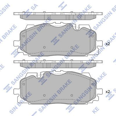 HiQ Front Brake Pads Set SP4128