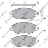 HiQ Front Brake Pads Set SP1698