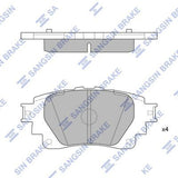 HiQ Rear Brake Pads Set SP4341