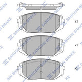 HiQ Front Brake Pads Set SP4479