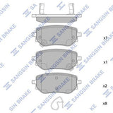 HiQ Rear Brake Pads Set SP4554