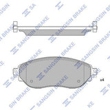 HiQ Front Brake Pads Set SP4262