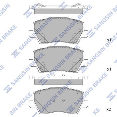 HiQ Front Brake Pads Set SP1983