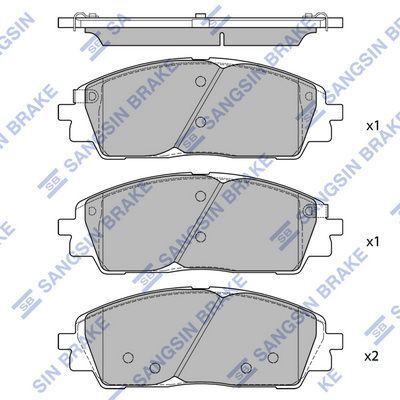 HiQ Front Brake Pads Set SP4500