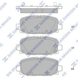 HiQ Rear Brake Pads Set SP4283