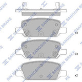 HiQ Rear Brake Pads Set SP2825