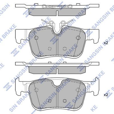 HiQ Rear Brake Pads Set SP1938