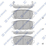 HiQ Rear Brake Pads Set SP1098