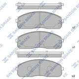 HiQ Front Brake Pads Set SP1175