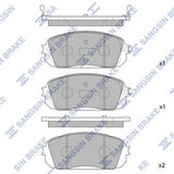 HiQ Front Brake Pads Set SP1191