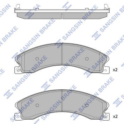 HiQ Front Brake Pads Set SP1615