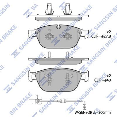 HiQ Front Brake Pads Set SP1694
