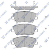HiQ Front Brake Pads Set SP1761