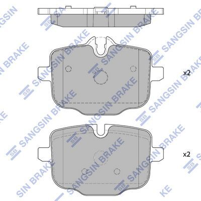 HiQ Rear Brake Pads Set SP1793