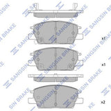 HiQ Front Brake Pads Set SP1981