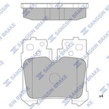HiQ Rear Brake Pads Set SP2301