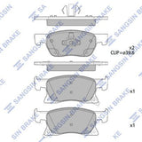 HiQ Front Brake Pads Set SP4239