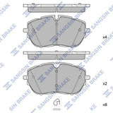 HiQ Front Brake Pads Set SP4241